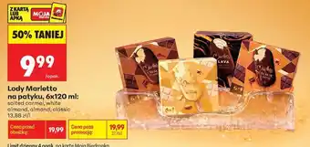 Biedronka Lody Marletto na patyku, 6x120 ml oferta