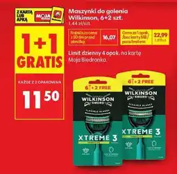Biedronka Maszynki do golenia Wilkinson, 6+2 szt oferta