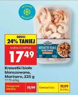 Biedronka Krewetki białe blanszowane Marinero , 225 g oferta