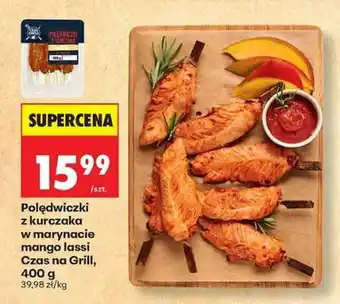 Biedronka Polędwiczki z kurczaka w marynacie mango lassi Czas na Grill 400 g oferta