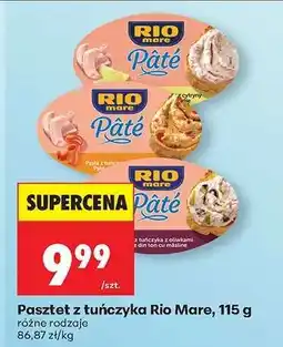 Biedronka Pasztet z tuńczyka Rio Mare, 115 g oferta