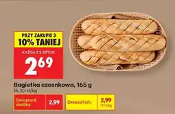 Biedronka Bagietka czosnkowa 165 g oferta