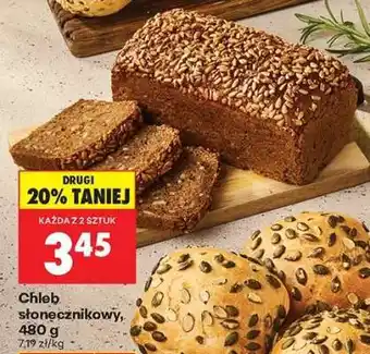 Biedronka Chleb słonecznikowy 480 g oferta