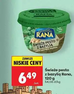 Biedronka Świeże pesto z bazylią Rana, 120 g oferta