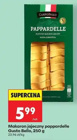 Biedronka Makaron jajeczny pappardelle Gusto Bello 250 g oferta