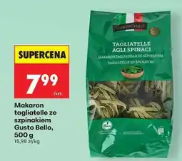 Biedronka Makaron tagliatelle ze szpinakiem Gusto Bello, 500 g oferta