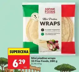 Biedronka Mini piadina wraps oferta