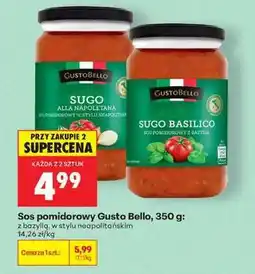 Biedronka Sos pomidorowy Gusto Bello, 350 g oferta
