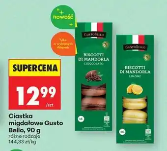 Biedronka Ciastka migdałowe Gusto Bello, 90 g oferta