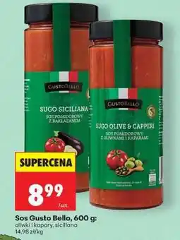 Biedronka Sos Gusto Bello, 600 g oferta