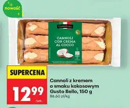 Biedronka Cannoli z kremem o smaku kokosowym Gusto Bello, 150 g oferta