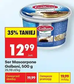 Biedronka Ser Mascarpone Galbani 500 g oferta