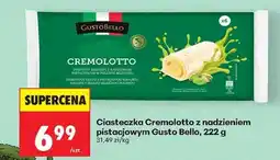Biedronka Ciasteczka Cremolotto z nadzieniem pistacjowym Gusto Bello, 222 g oferta