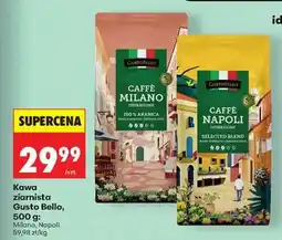 Biedronka Kawa ziarnista Gusto Bello, 500 g: Milano, Napoli oferta