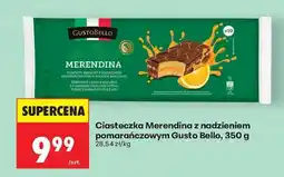 Biedronka Ciasteczka Merendina z nadzieniem pomarańczowym Gusto Bello, 350 g oferta
