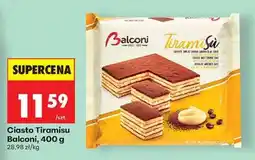 Biedronka Ciasto Tiramisu Balconi, 400 g oferta