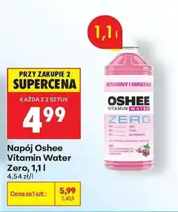 Biedronka Napój Oshee vitamin water zero, 1,1 l oferta