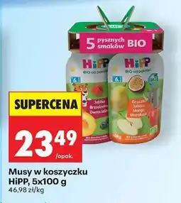 Biedronka Musy w koszyczku HiPP, 5x100 g oferta