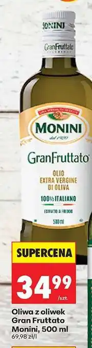Biedronka Oliwa z oliwek Gran Fruttato Monini, 500 ml oferta