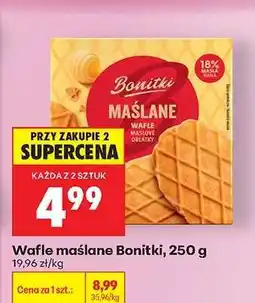 Biedronka Wafle maślane Bonitki, 250 g oferta
