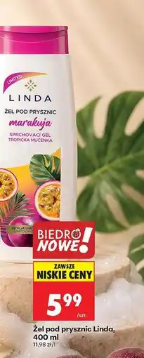 Biedronka Żel pod prysznic Linda, 400 ml oferta