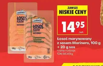 Biedronka Łosoś marynowany z sosem Marinero, 100 g + 20 g sos oferta