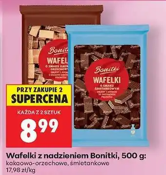 Biedronka Wafelki z nadzieniem Bonitki, 500 g oferta