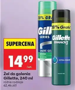 Biedronka Żel do golenia Gillette 240 ml oferta