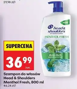 Biedronka Szampon do włosów Head & Shoulders Menthol Fresh, 800 ml oferta
