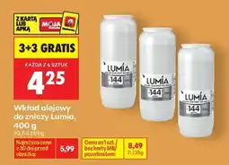 Biedronka Wkład olejowy do zniczy Lumia, 400 g oferta