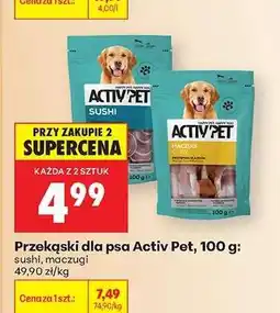 Biedronka Przekąski dla psa Activ Pet, 100 g oferta