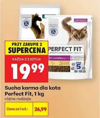 Biedronka Sucha karma dla kota Perfect Fit, 1 kg oferta
