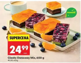 Biedronka Ciasto Owocowy Mix, 600 g oferta