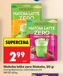 Biedronka Matcha latte zero Mokate, 20 g oferta