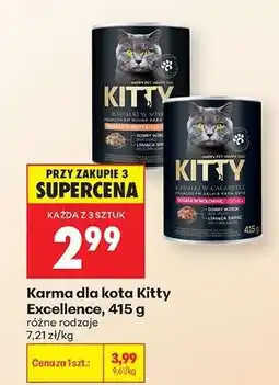 Biedronka Karma dla kota Kitty Excellence, 415 g oferta