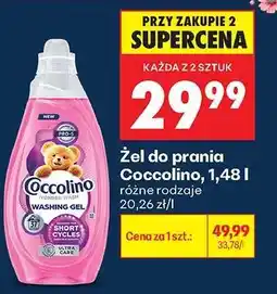 Biedronka żel do prania Coccolino, 1,48 l oferta