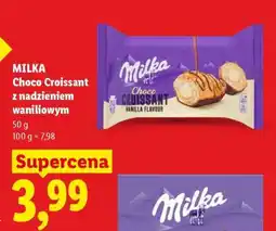 Lidl MILKA Choco Croissant z nadzieniem waniliowym oferta