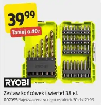Zestaw końcówek i wiertel RYOBI