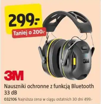 Nauszniki ochronne z funkcją Bluetooth 33 dB