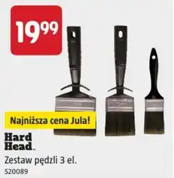 Jula Hard Head. Zestaw pędzli 3 el. oferta
