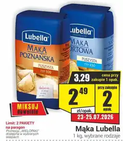 Delikatesy Sezam Mąka Lubella oferta