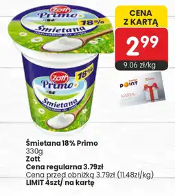 Market Point Śmietana 18% Primo oferta