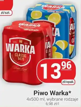 Delikatesy Sezam Piwo Warka* oferta