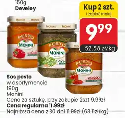 Market Point Sos pesto w asortymencie Monini oferta