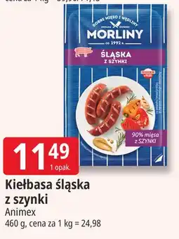 E.Leclerc Kiełbasa śląska z szynki Morliny Animex oferta