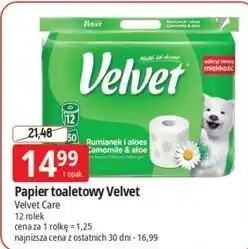 E.Leclerc Papier toaletowy Velvet Velvet Care oferta