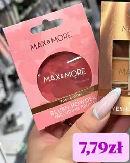 Action Róż do policzków Max & More Blush Powder Rosy Bloom oferta