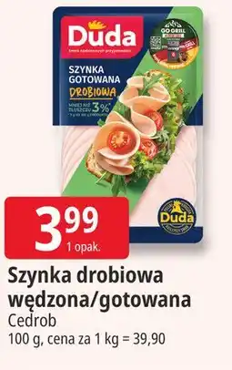 E.Leclerc Szynka drobiowa wędzona/gotowana Cedrob oferta