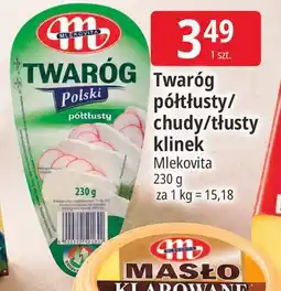 E.Leclerc Twaróg półtłusty/chudy/tłusty klinek Mlekovita oferta