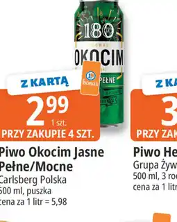 E.Leclerc Piwo Okocim Jasne Pełne/Mocne oferta